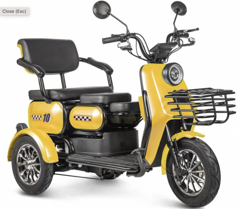 Электротрицикл Rutrike Патрон Электротрицикл Rutrike Патрон
